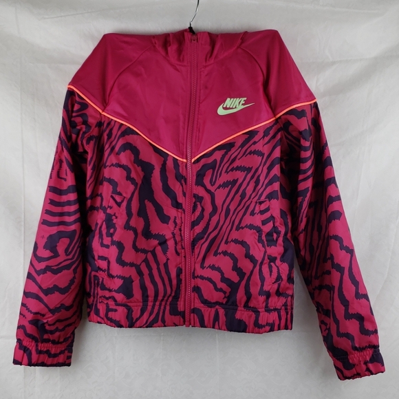 Girls Nike Glow In The Dark Fullzip Hoodie Size L - Picture 1 of 6